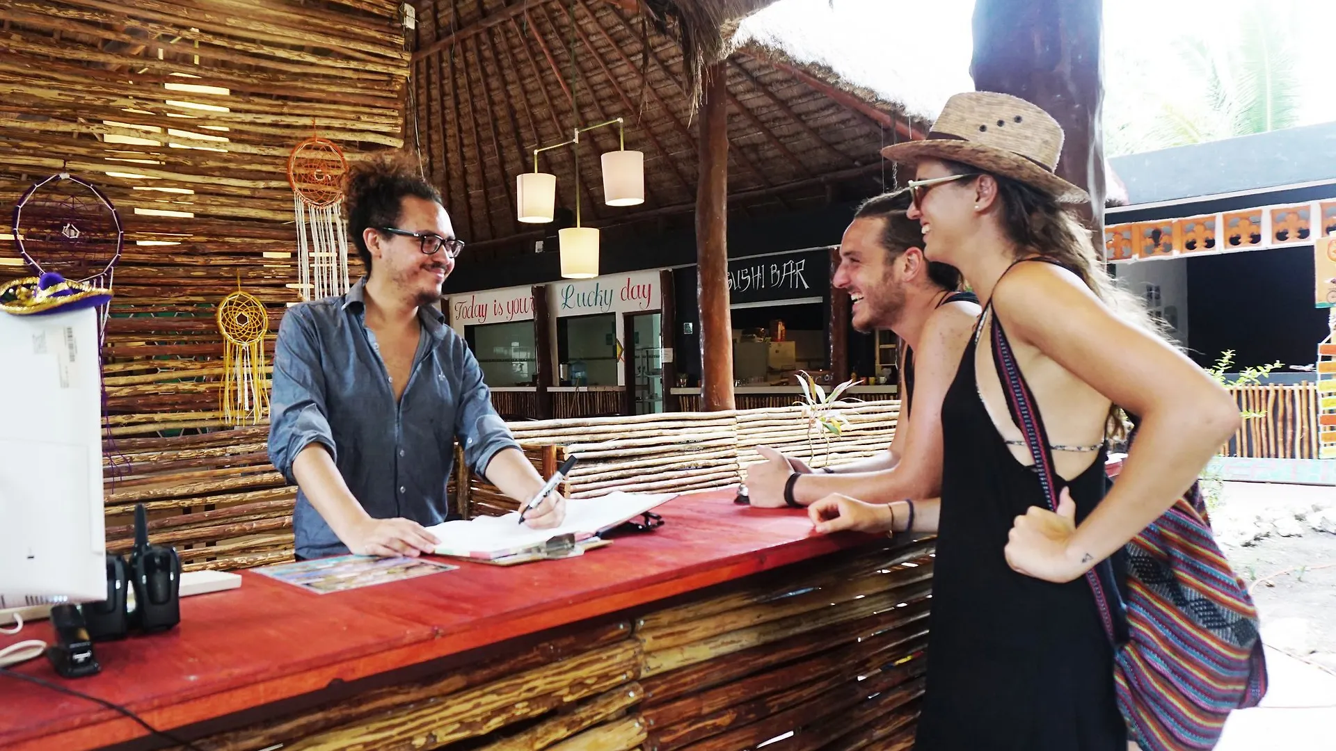 ** Hotel Lucky Traveler Hostel Tulum Mexico